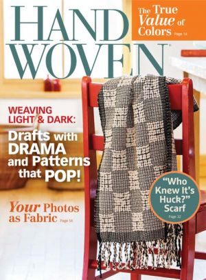 Handwoven magazine May/June 2016 which features Ginger's scarf