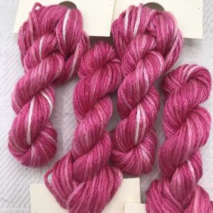 Harmony dyed in 65 Roses perpetual colorway Cherry O