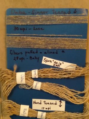 Spinner Jeannine's Tasar Silk Mawata Yarn