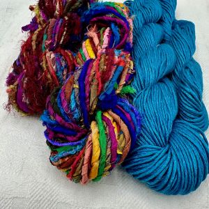 Silk Jewel Bag Weaving Kit, color #14 Mermaid Tears
