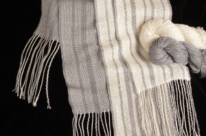 'Light & Dark Fibonacci Stripes' Make 2 silk scarves from each kit