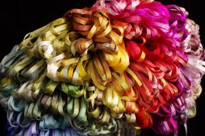 3.5mm silk ribbons in 74 Montano colorways