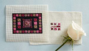 These Norwich Stitch samples were designed and stitched by Deanna Hall West; photo by Matt Graves, Long Thread Media