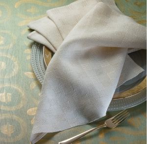 Traditions: Timeless Lace Napkins, designed and woven by Sandra Hutton; photo credit Handwoven magazine