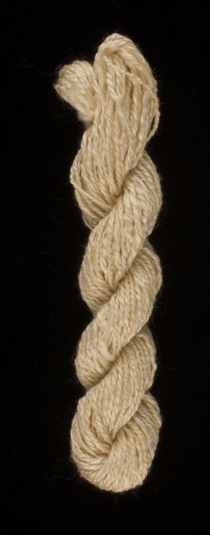 Hand-spun by Diane de Souza--60% silk/40% retted bamboo combed top/sliver