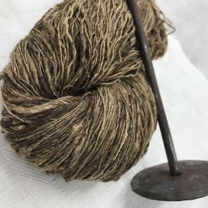 Wild Tasar Silk, Hand-spun on an Iron Takhli Spindle