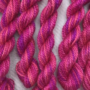 Zen Shin dyed in 65 Roses perpetual colorway Magnifica