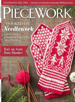 PieceWork Winter 2023 issue, featuring 'Marguerite Daisies' by Deanna Hall West (pages 40-43)